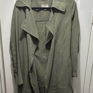 Olive Green Trench Coat